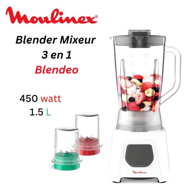 Blender Moulinex 1.5L 450W LM2B3126
