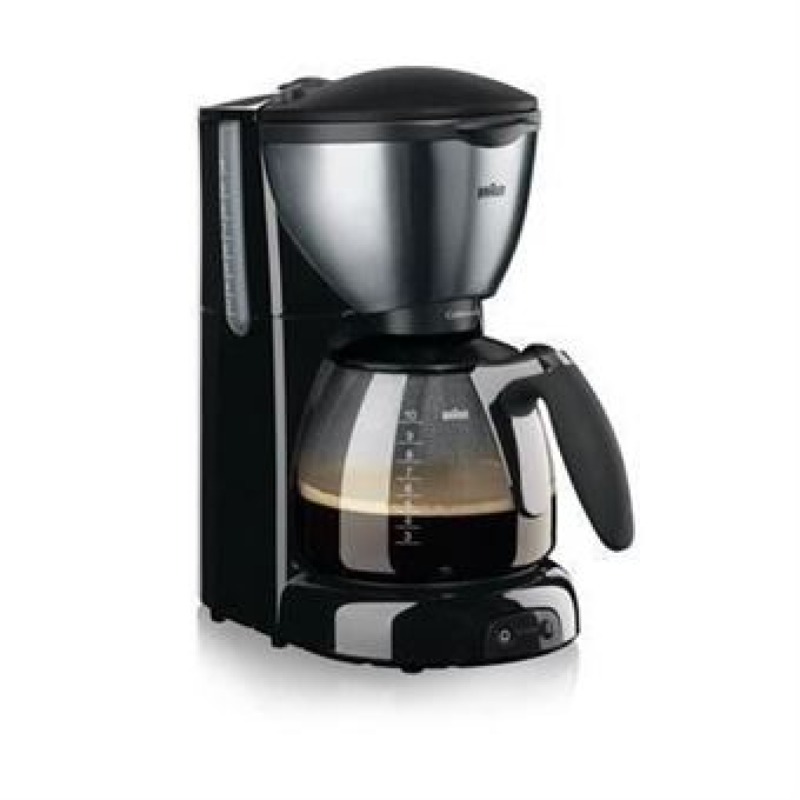 Braun Cafetière Filtre WKF570-1 1100 W Inox-Noir