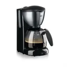 Braun Cafetière Filtre WKF570-1 1100 W Inox-Noir