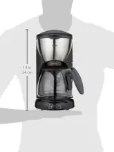 Braun Cafetière Filtre WKF570-1 1100 W Inox-Noir