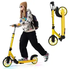 Trottinette vélo  clignotantes Jaune