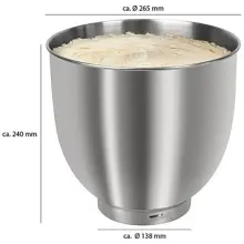 Bomann Pétrin robot pâtissier 1500W 10l KM 6036 CB