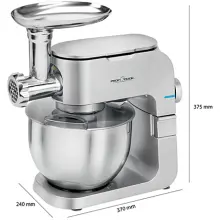 Proficook Pétrin robot pâtissier 1300W 6.5L PC-KM 1151