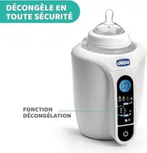 Chicco Chauffe-Biberon Digital Blanc-Bleu