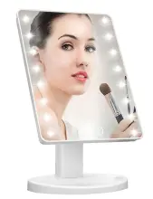 Miroir à LED&nbsp;de maquillage à 16 lumières