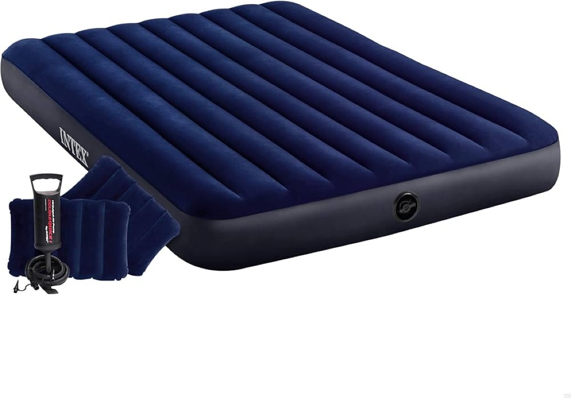 Intex matelas gonflable multicolore 152x203cm 64765