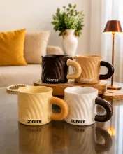 Pack 4 Mugs Céramique Premium