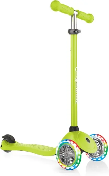 Trottinette vélo 3 roues clignotantes Vert
