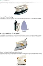 Panasonic Fer à Repasser à Vapeur NI-22AWT