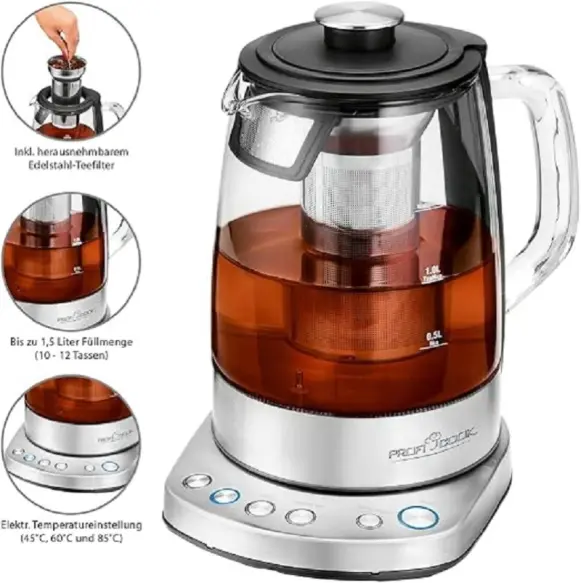 Bouilloire électrique proficook PC-WKS 1167 G