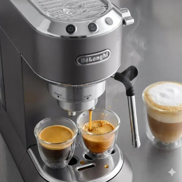 delonghi machine a café deddica art ec885gy
