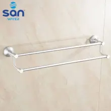 San-Water Porte serviette pour salle de bain 2 barres