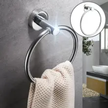San-Water Anneau porte serviette pour salle de bain