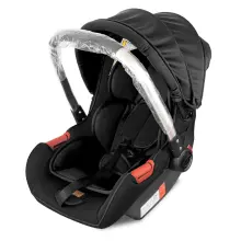 Chanou Kids Siége auto avec bras en aluminium Noir