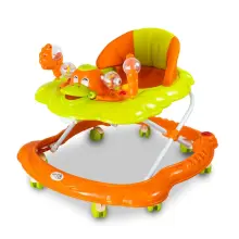 Trotteur Safari, Pliable et Facile à Ranger Orange