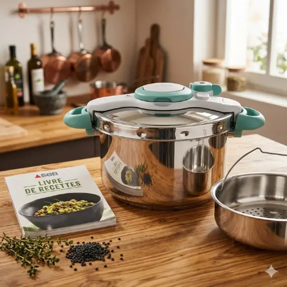 SEB clipso Autocuiseur Cocotte-minute 6L P4620716