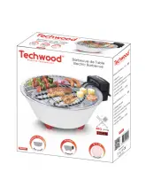 Techwood Barbecue electrique TBQ-801 Blanc