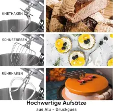 Heinrich´s Pétrin robot pâtissier 1800W 11l HKM 8110