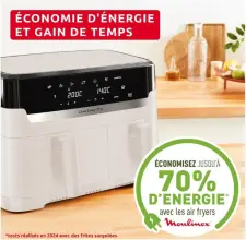 Moulinex friteuse airfryer soleil ivoir EZ901AF0 8.3L