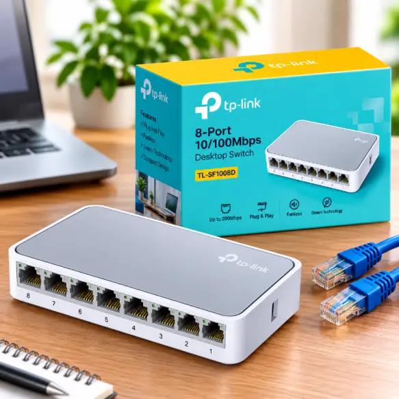 Switch 8-Ports TP-Link TL-SF1008D 10/100Mbps