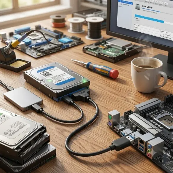 Adaptateur USB 3.0 vers SATA III pour SSD/HDD 2,5"