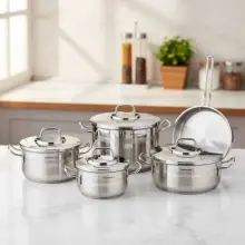 Korkmaz Série de Marmite Astra Grande 14 pcs Inox