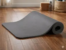 Tapis De Yoga 7Mm 173 X 61 Cm-Gris