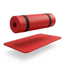 Tapis De Yoga 7Mm 173 X 61 Cm-Rouge