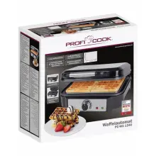 Proficook  Gaufrier Inox 1000W PC-WA1240