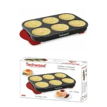 Techwood TCP-65 Crêpière Mini Crêpes Et Pancakes 1500W
