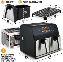 Proficook PC FR 1287 friteuse airfryer 8 litres