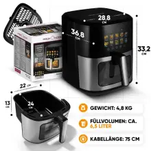 ProfiCook PC FR 1286 H friteuse Airfryer 6.5litres