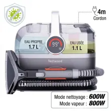 Techwood TAN-7055V Nettoyeur  Détacheur Vapeur