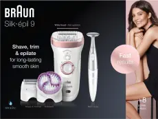 BRAUN Épilateur Électrique Silk-épil  SE 9980