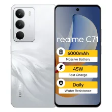 REALME C71 128GB 4GB Avec Chargeur 45W CE Européen 1 ANS GARANTIE