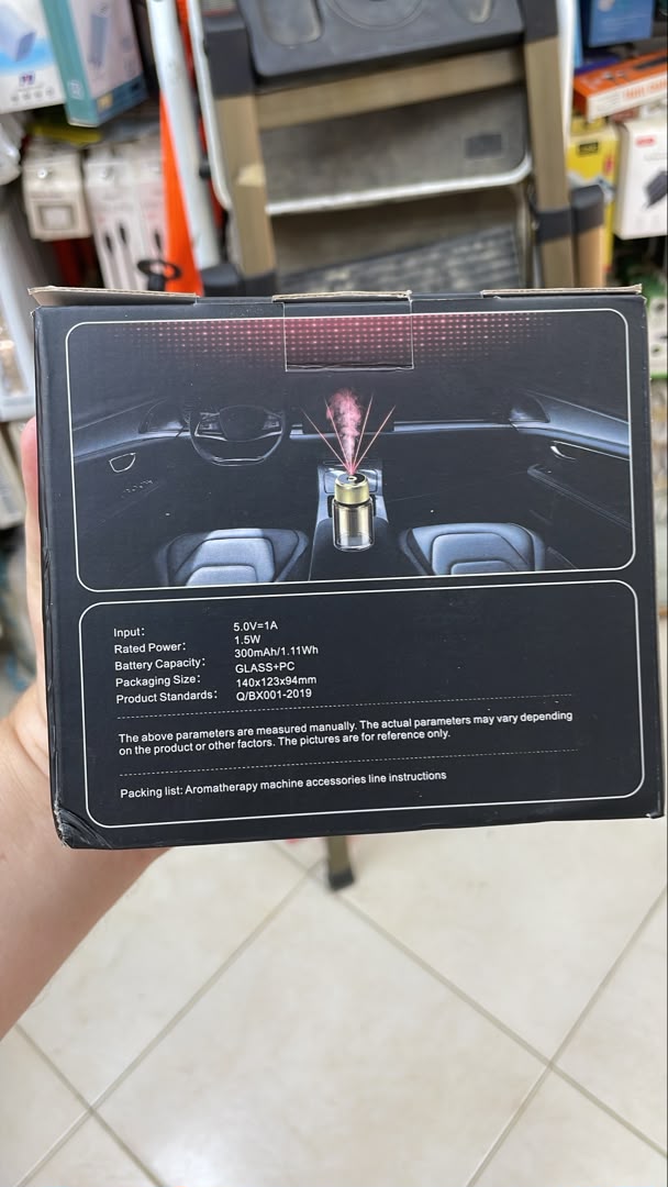 Diffuseur Voiture Aromathérapie Projecteur LED Étoilé