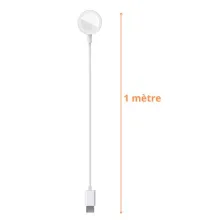 Câble Charge Magnétique USB-C Montre Connectée 1m