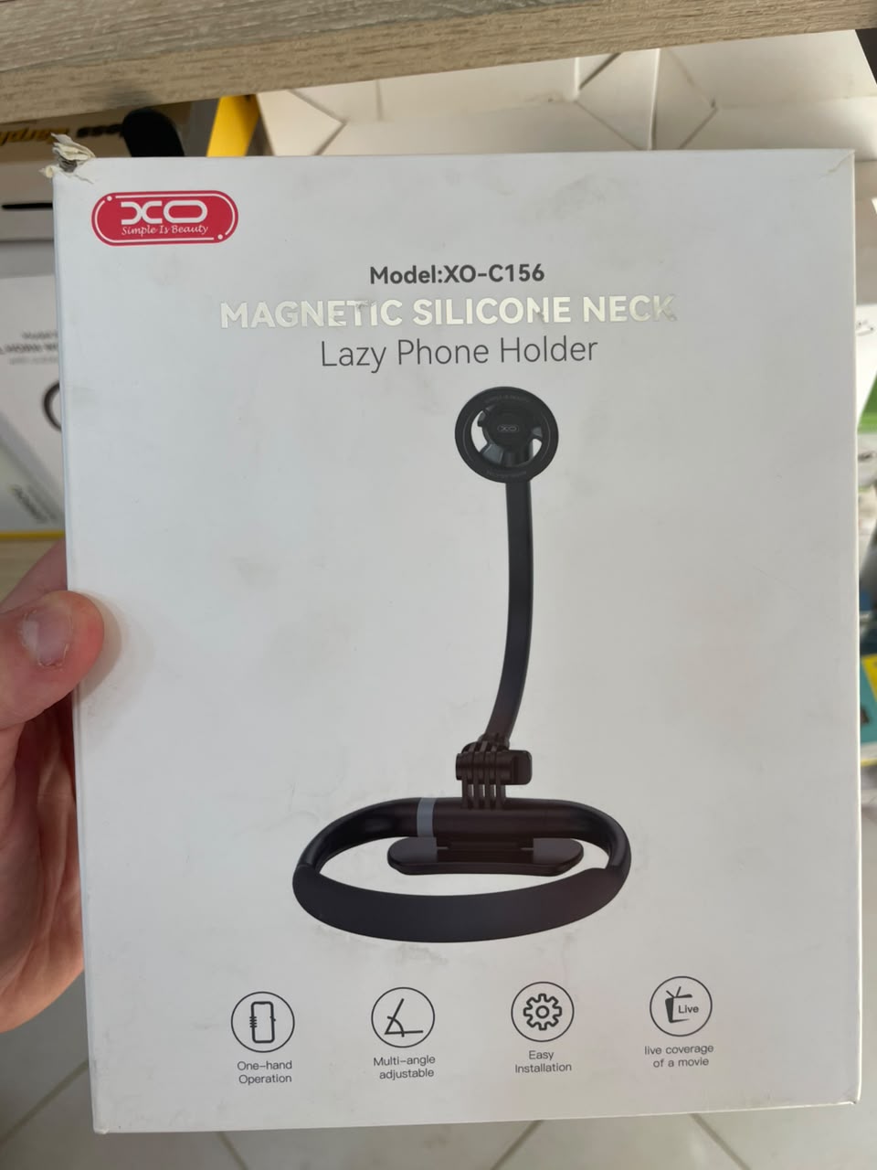 Support Smartphone Tour de Cou Magnétique XO-C156