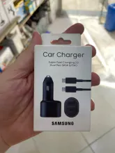 Chargeur Voiture Samsung 60W USB-C Dual Port + Câble