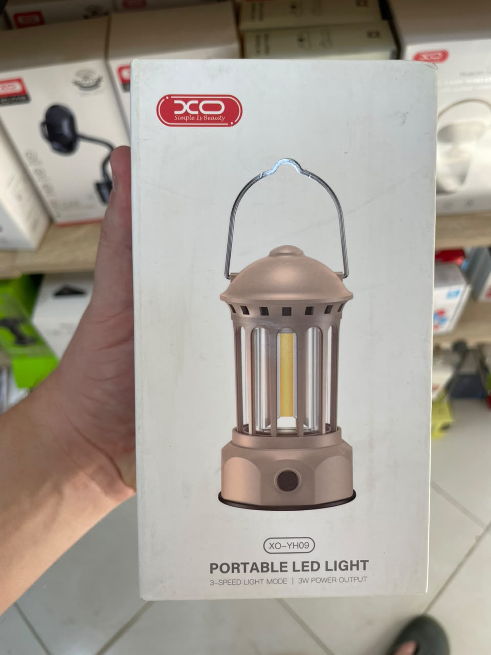 Lanterne LED Portable Vintage XO-YH09 Éclairage 3 Modes