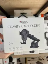 Support Voiture Smartphone Gravitationnel Yesido C44 - Ventouse & Bras Télescopique