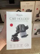 Support Voiture Smartphone à Ventouse Télescopique Yesido C261 - Rotation 360°