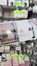 Support Multifonction Streaming & Vlogging A15 - Ring Light, Support Smartphone & Micro avec Batterie Intégrée