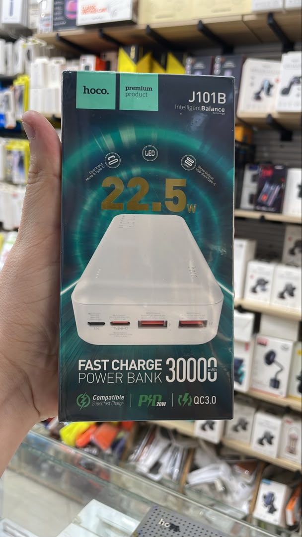 Batterie Externe Hoco J101B 30000mAh 22.5W Fast Charge