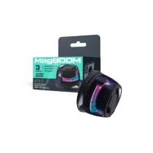Enceinte Bluetooth Ultra-Portable Magnétique MagBOOM 3W - LED & Support Smartphone (PHOENICIA)
