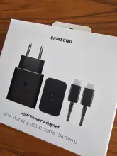 Kit Chargeur Secteur Samsung 45W Power Adapter avec Câble USB-C vers USB-C (5A / 1.8m)