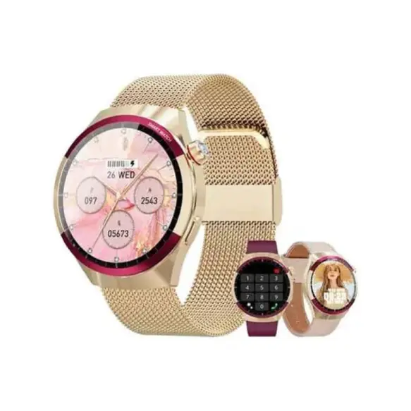 Montre Connectée Kalobee Watch4 Mini (SK6 Mini) - Écran Super AMOLED & 3 Bracelets Inclus