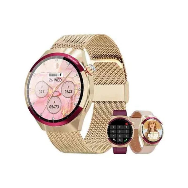 Montre Connectée Kalobee Watch4 Mini AMOLED + 3 Bracelets