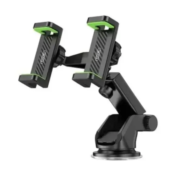 Support Voiture Double Téléphone Ventouse XO-C117 360°