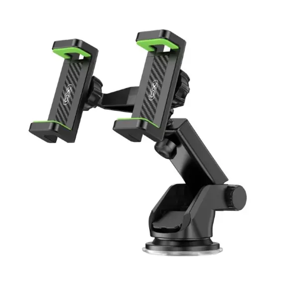 Double Support Téléphone Voiture Ventouse XO-C117 360°